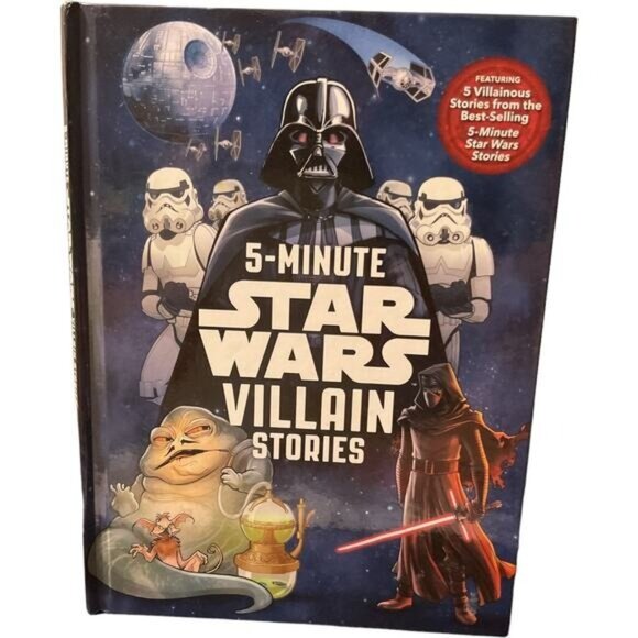 Kohls Cares Hard Cover Book Star Wars 5 Minute Villain Stories - Picture 1 of 4